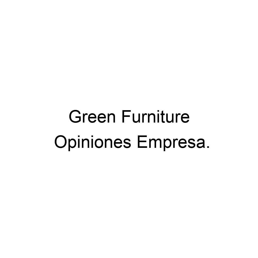 Opiniones Green Furniture 8112072312